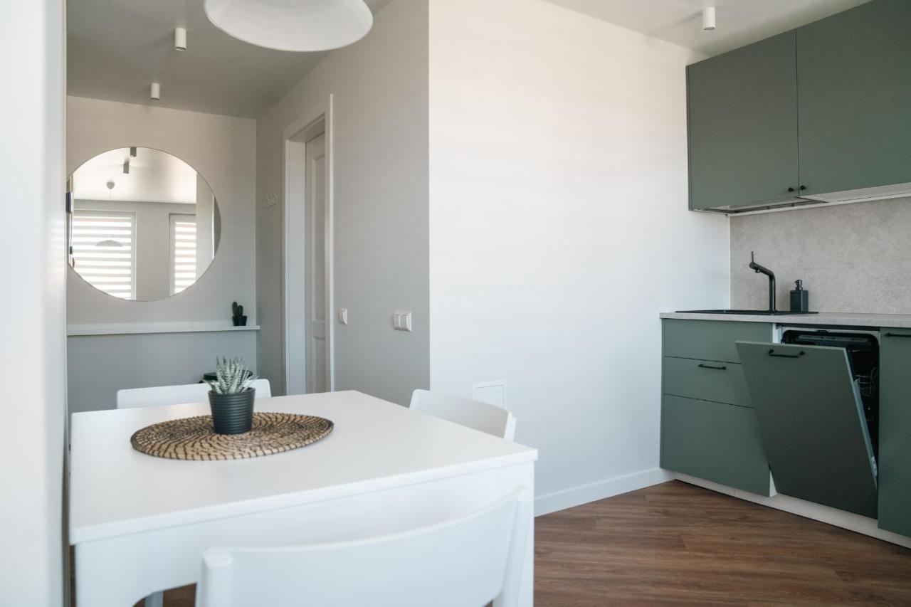 Grey Green Studio Apartment Birštonas Extérieur photo